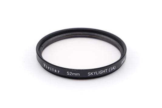 Vivitar 52mm Skylight Filter 1A