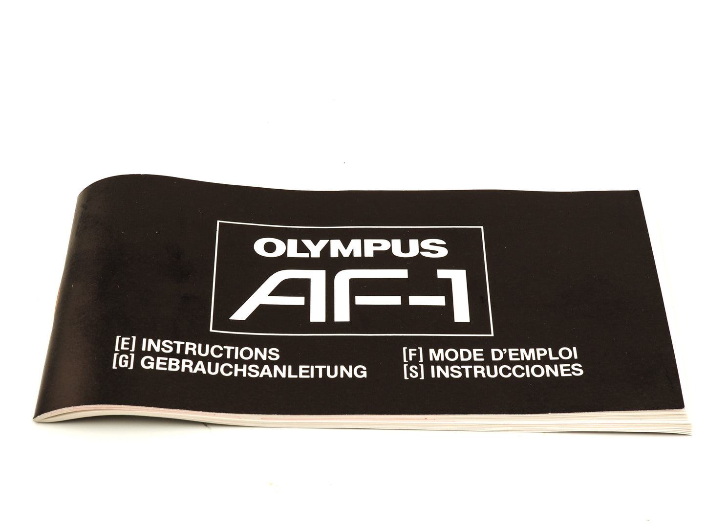 Olympus AF-1 Instructions