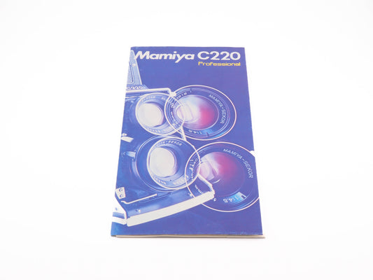 Mamiya C220 Professional Instructions