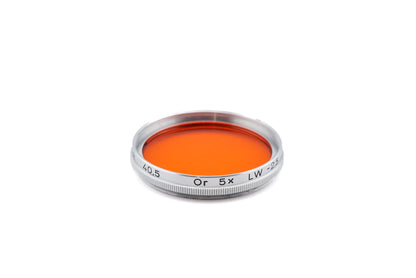 Voigtländer 40.5mm Orange Filter Or 5x LW -2.5 AR 308/41