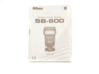 Nikon SB-600 Instructions