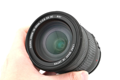 Sigma 18-50mm f2.8 DC EX D