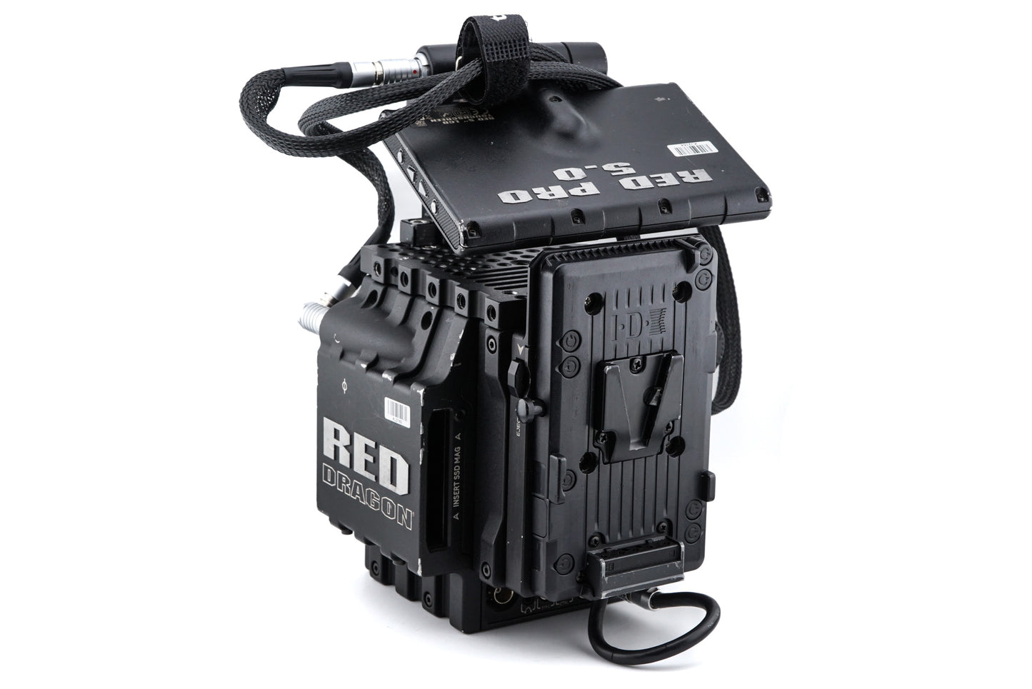Red Epic-M Dragon 6K + Station Redmag 1.8" + Pro 5" LCD Touchscreen + Redmote + Redmag 240GB Solid State Drive + Canon EF Mount Plate for Red Cameras