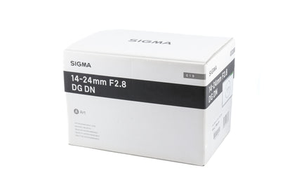 Sigma 14-24mm f2.8 DG DN Art