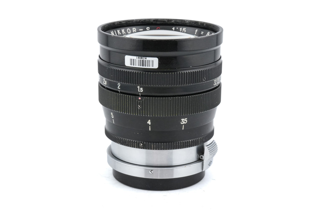Nikon 8.5cm f1.5 Nikkor-S.C "C"