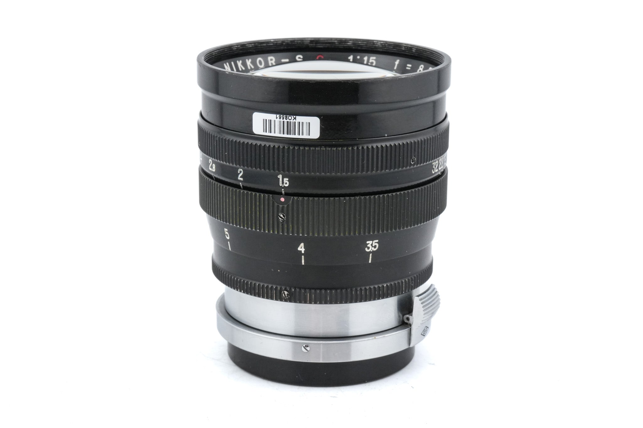 Nikon 8.5cm f1.5 Nikkor-S.C "C"