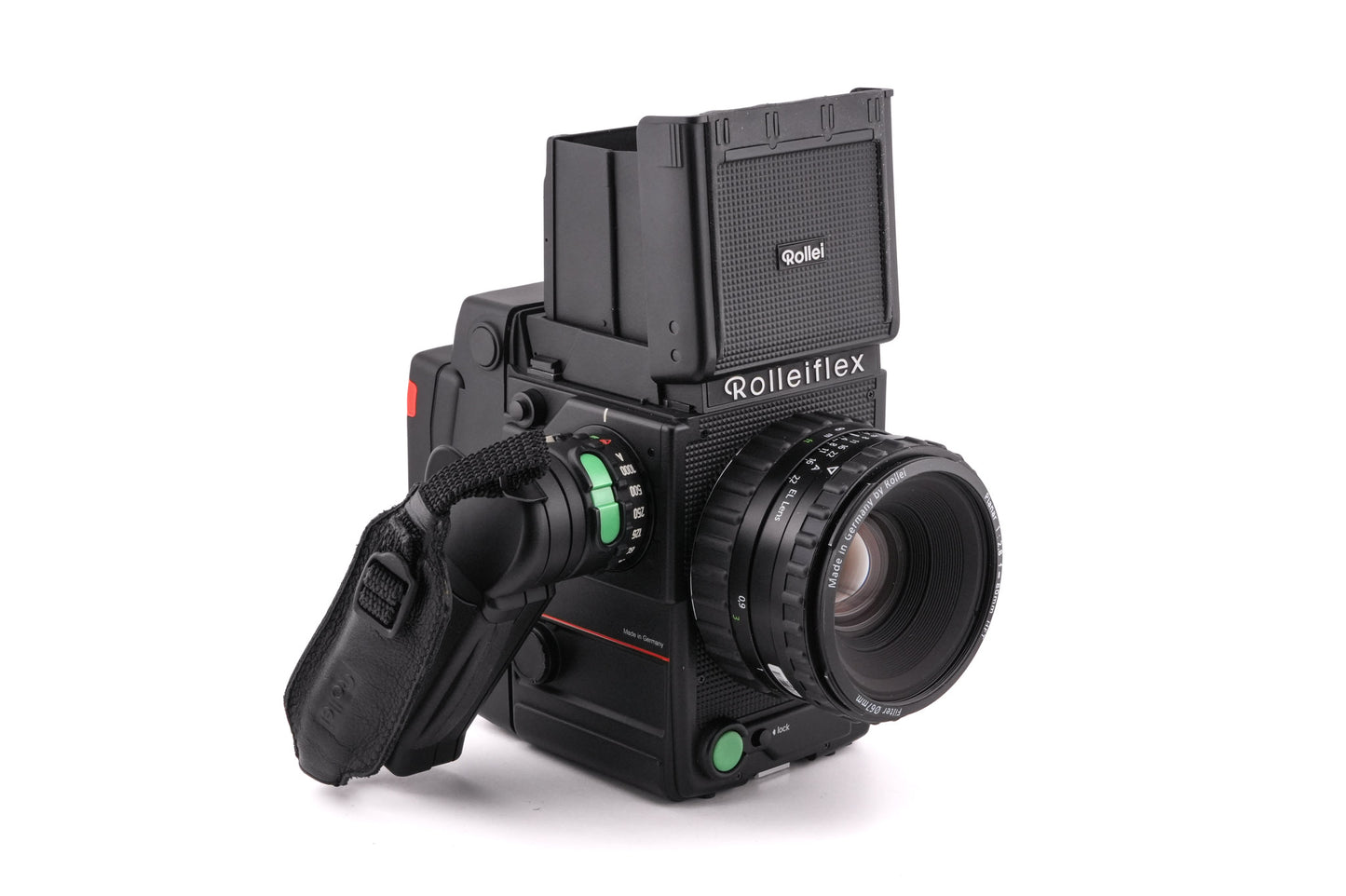 Rollei Rolleiflex 6008 Integral Professional + 80mm f2.8 Planar HFT EL + 4560 Film Magazine + Action Grip + 4560 Film Magazine + Rolleiflex Waist Level Finder + 4560 Film Magazine Adapter