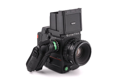 Rollei Rolleiflex 6008 Integral Professional + 80mm f2.8 Planar HFT EL + 4560 Film Magazine + Action Grip + 4560 Film Magazine + Rolleiflex Waist Level Finder + 4560 Film Magazine Adapter