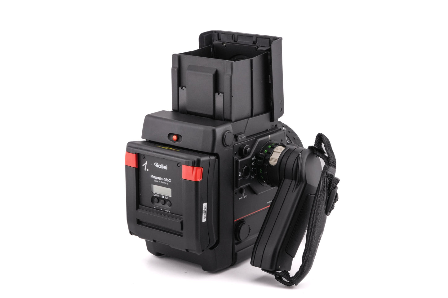 Rollei Rolleiflex 6008 Integral Professional + 80mm f2.8 Planar HFT EL + 4560 Film Magazine + Action Grip + 4560 Film Magazine + Rolleiflex Waist Level Finder + 4560 Film Magazine Adapter