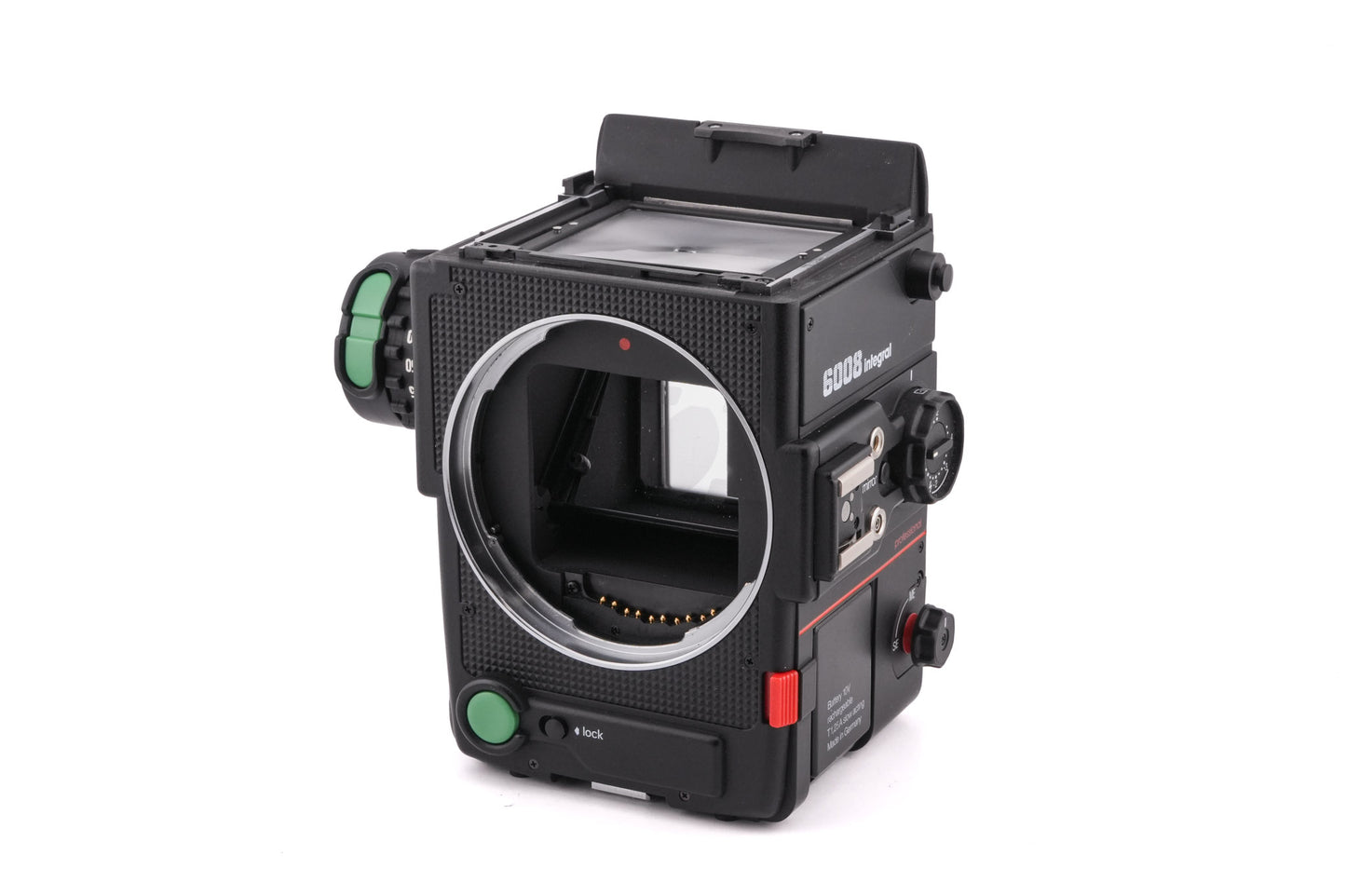 Rollei Rolleiflex 6008 Integral Professional + 80mm f2.8 Planar HFT EL + 4560 Film Magazine + Action Grip + 4560 Film Magazine + Rolleiflex Waist Level Finder + 4560 Film Magazine Adapter