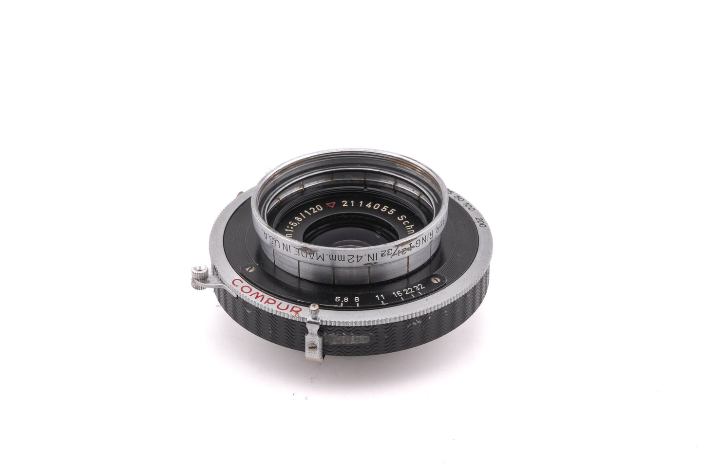 Schneider-Kreuznach 120mm f6.8 Angulon (Shutter)