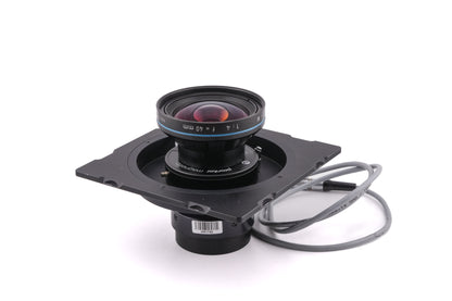 Silvestri S5 Micron + 40mm f4 HR Digaron-W (Shutter) + 5x7 Slide Adapter (D7023) + Digital Remote Control Unit