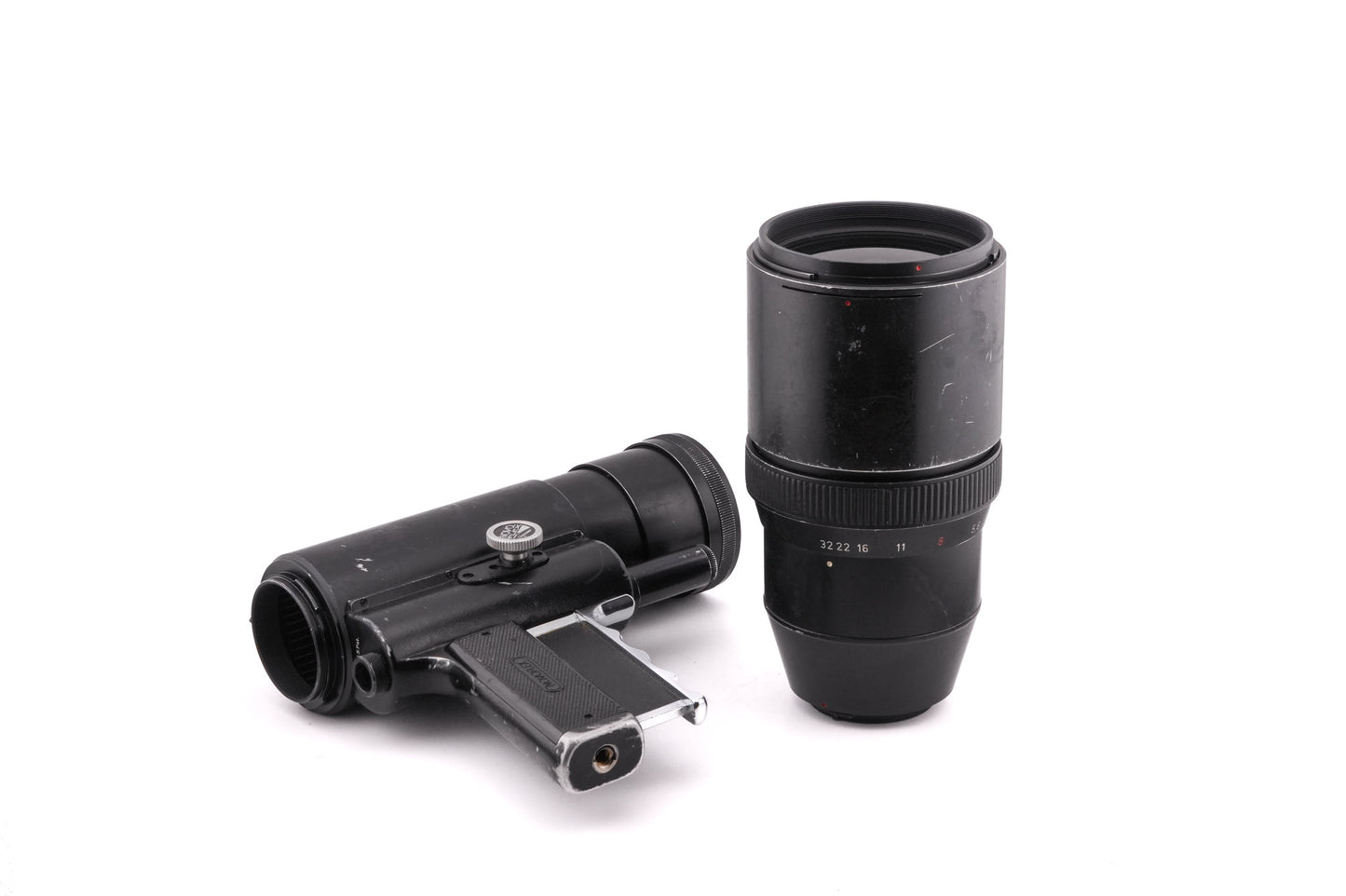 Novoflex 400mm f5.6 T-Noflexar + Follow Focus Pistol Grip (PIGRIFF)
