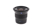Carl Zeiss 12mm f2.8 Distagon T* Touit