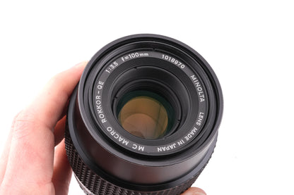 Minolta 100mm f3.5 MC Macro Rokkor-QE