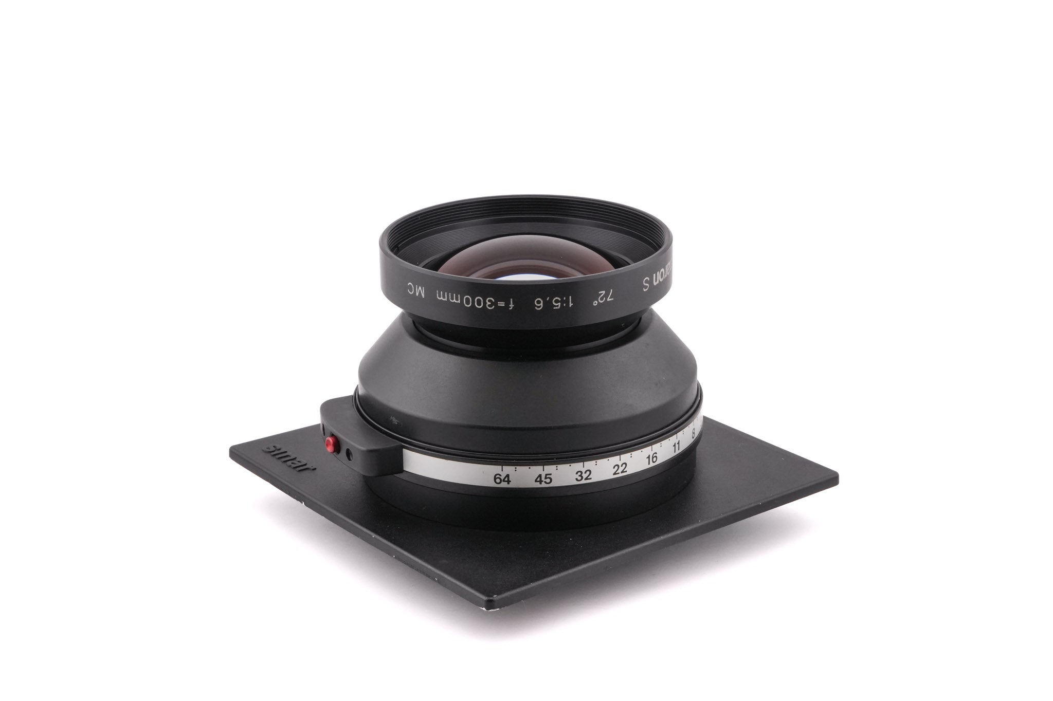 Rodenstock Sinar Sinaron S 72 Degrés 1:5.6 F=210mm Mc Objectif Rodenstock Sinar Sinaron S 72 Degrés 1:5.6 F=210mm Mc Objectif