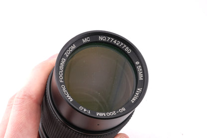 Vivitar 80-200mm f4 Macro Focusing Zoom MC