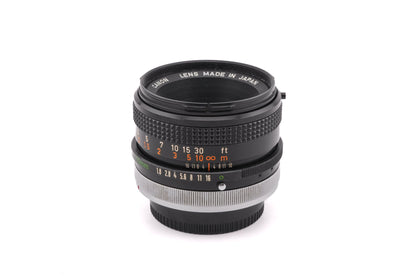 Canon 50mm f1.8 S.C.