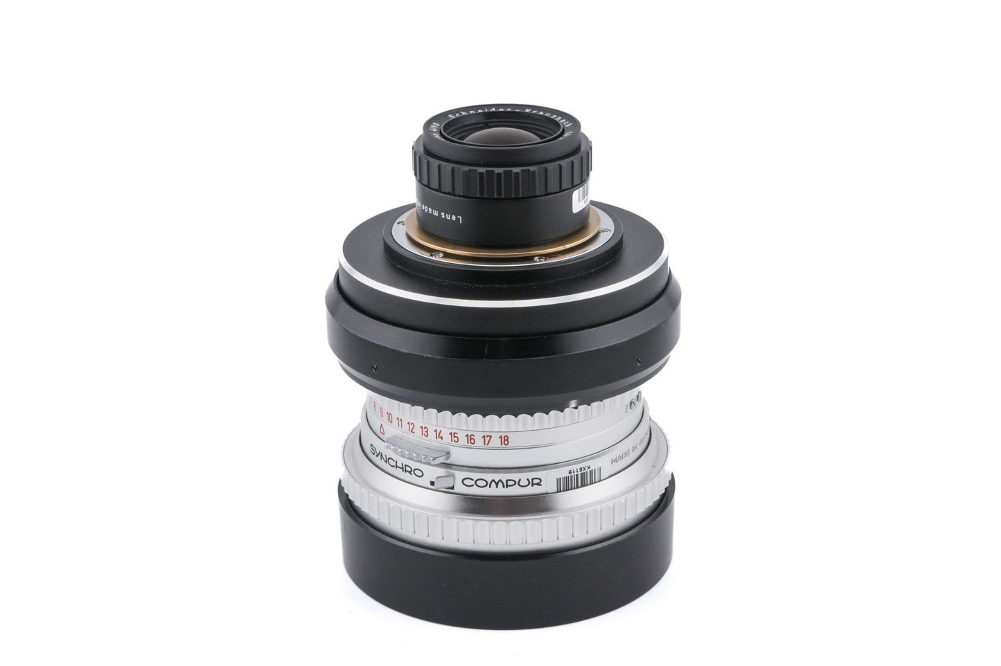 Hasselblad Microscope Shutter (TIMIC / 40169) + Hasselblad V - M39 Adapter + 80mm f4 M-Componon