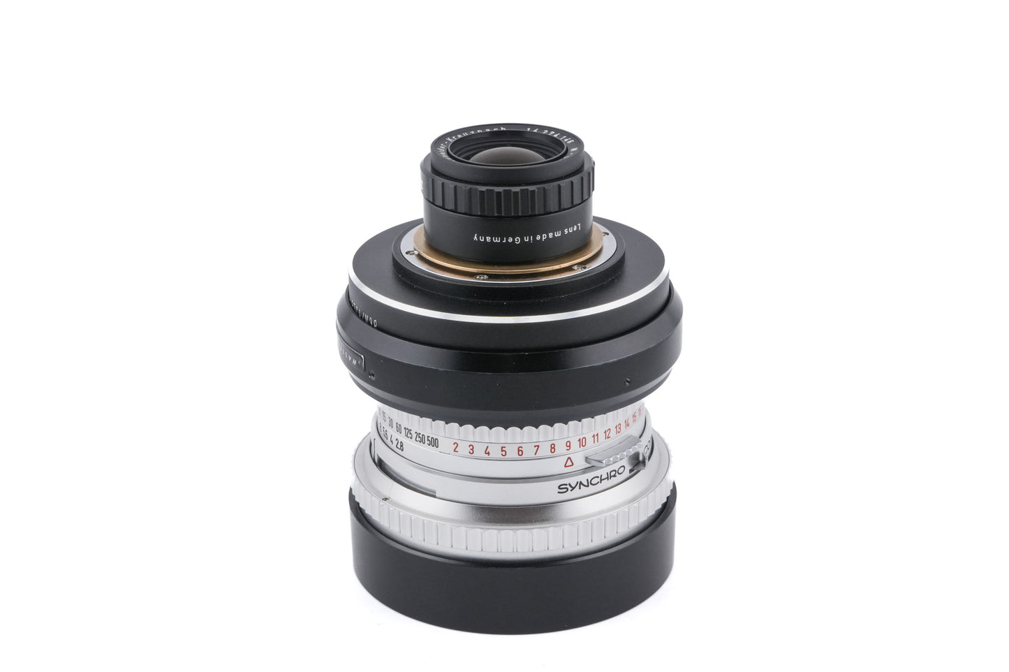 Hasselblad Microscope Shutter (TIMIC / 40169) + Hasselblad V - M39 Adapter + 80mm f4 M-Componon