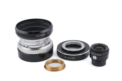 Hasselblad Microscope Shutter (TIMIC / 40169) + Hasselblad V - M39 Adapter + 80mm f4 M-Componon