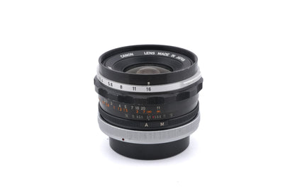 Canon 28mm f3.5 FL