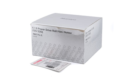 Mamiya 120/220 6x8 Pro-S Roll Film Holder