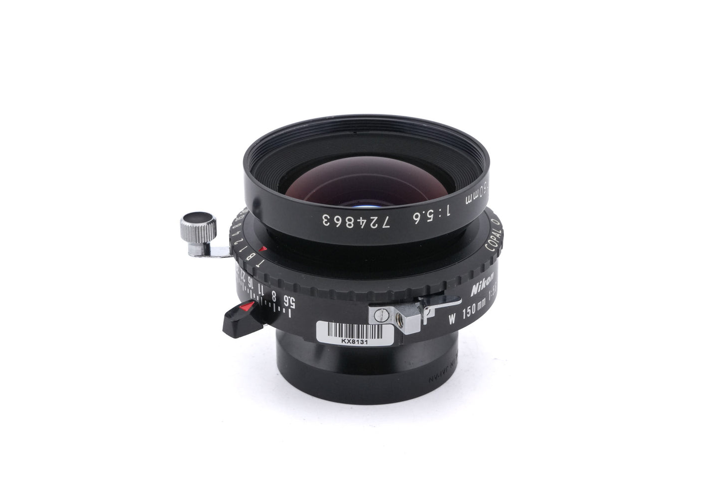 Nikon 150mm f5.6 Nikkor-W (Shutter)