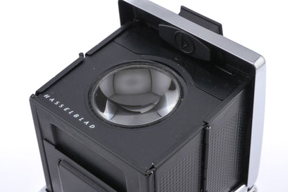 Hasselblad 500C/M (Silver, 10026) + A12 Film Magazine (Silver, 30074) + 80mm f2.8 Planar T* CF (20029) + Waist Level Finder (New / Chrome, 42315) + Standard Focusing Screen (42161)