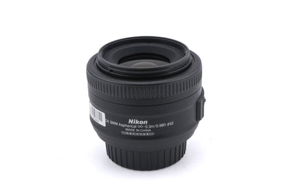 Nikon 35mm f1.8 AF-S Nikkor G