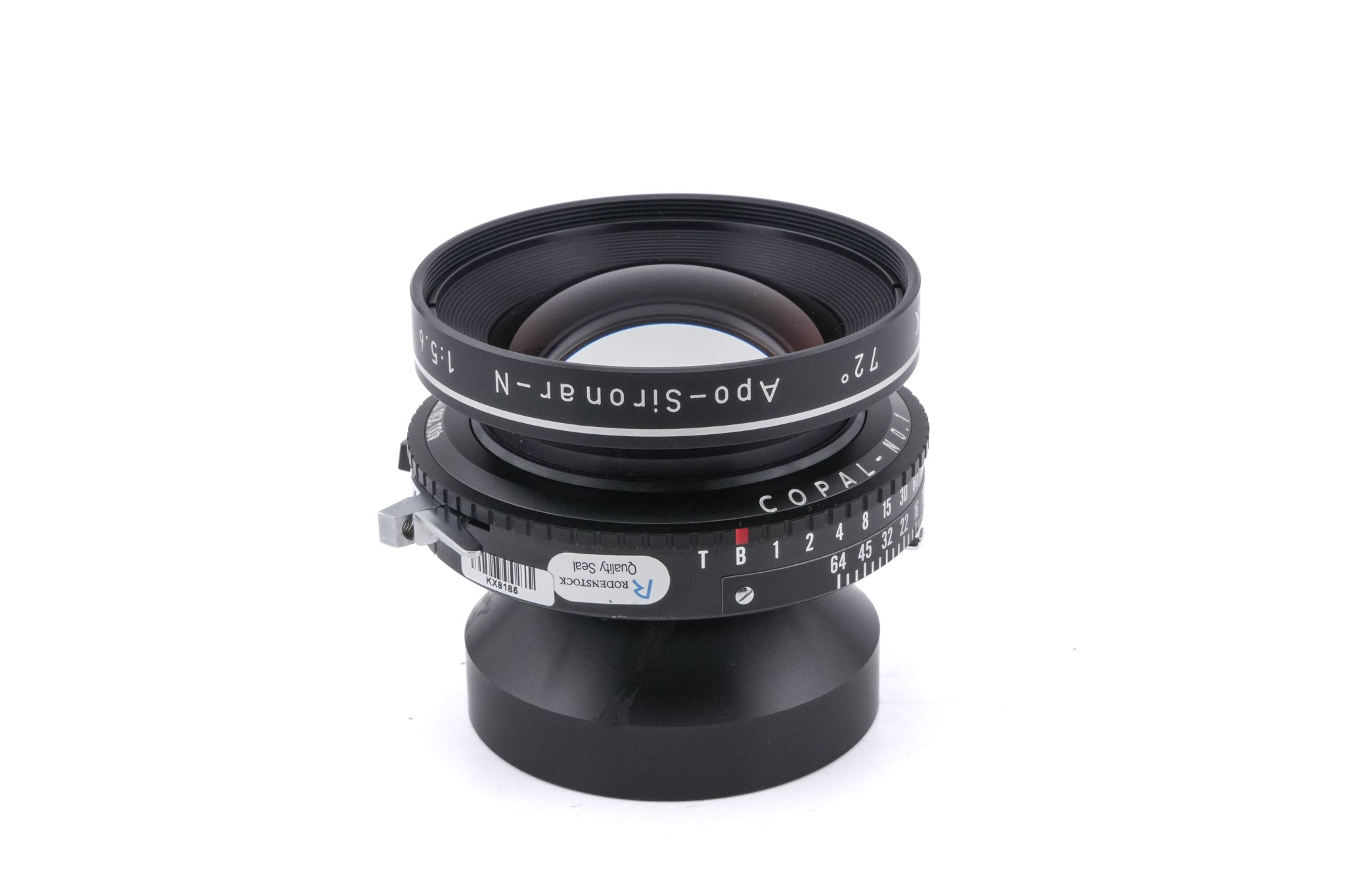 フィルムカメラ rodenstock sironar N 210mm f5.6 Rodenstock 210mm f5.6 APO Sironar-N (Shutter) – Kamerastore