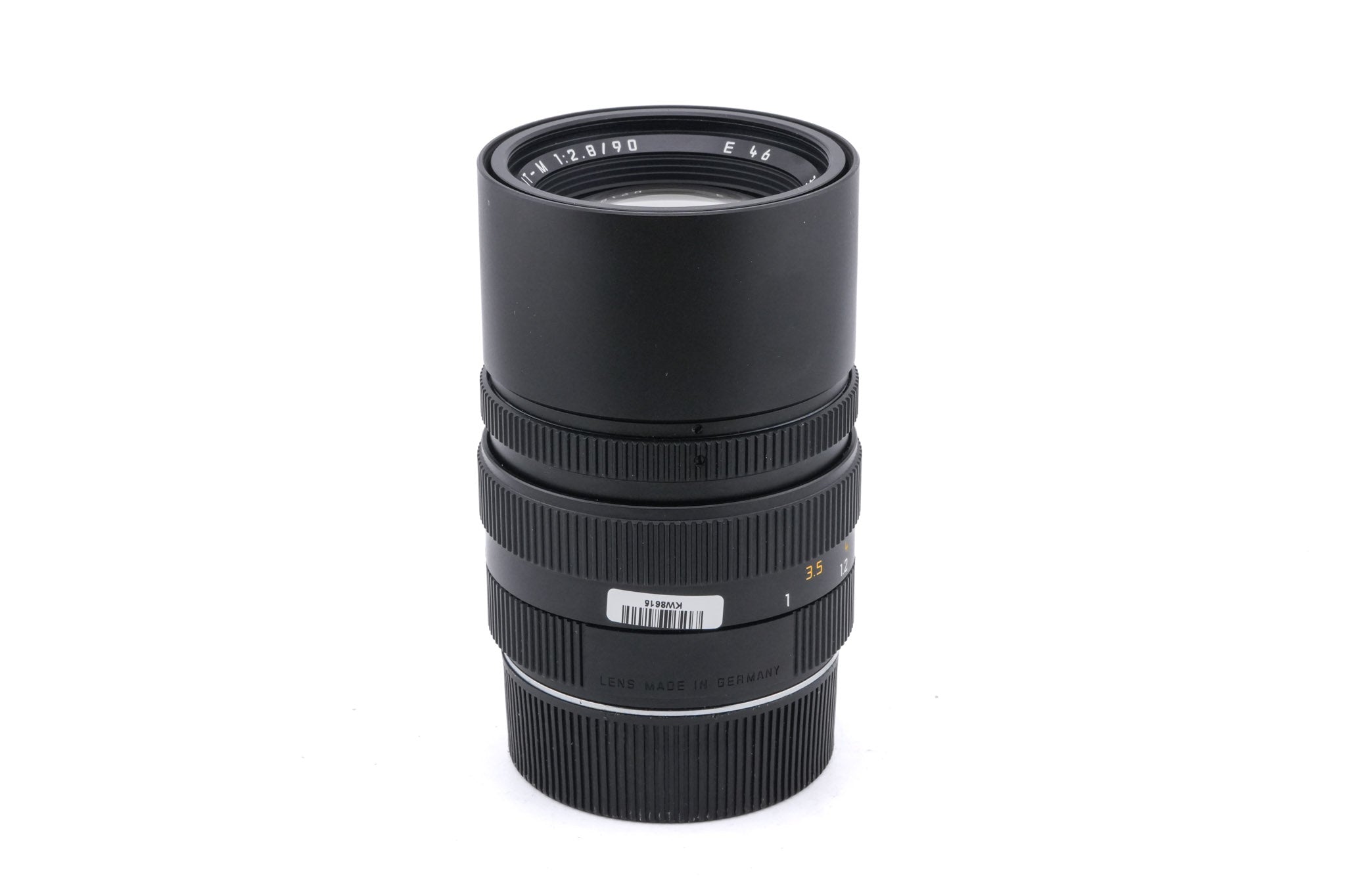 Leica 90mm f2.8 Elmarit-M (Black, 11807)