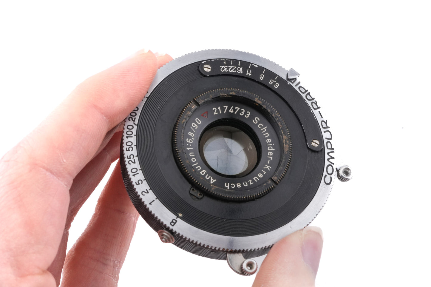 Schneider-Kreuznach 90mm f6.8 Angulon (Shutter)