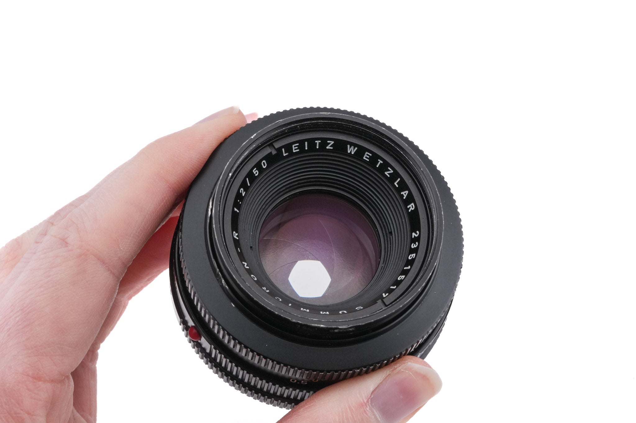 Leica 50mm f2 Summicron-R (Type I) (2-Cam) (11228)