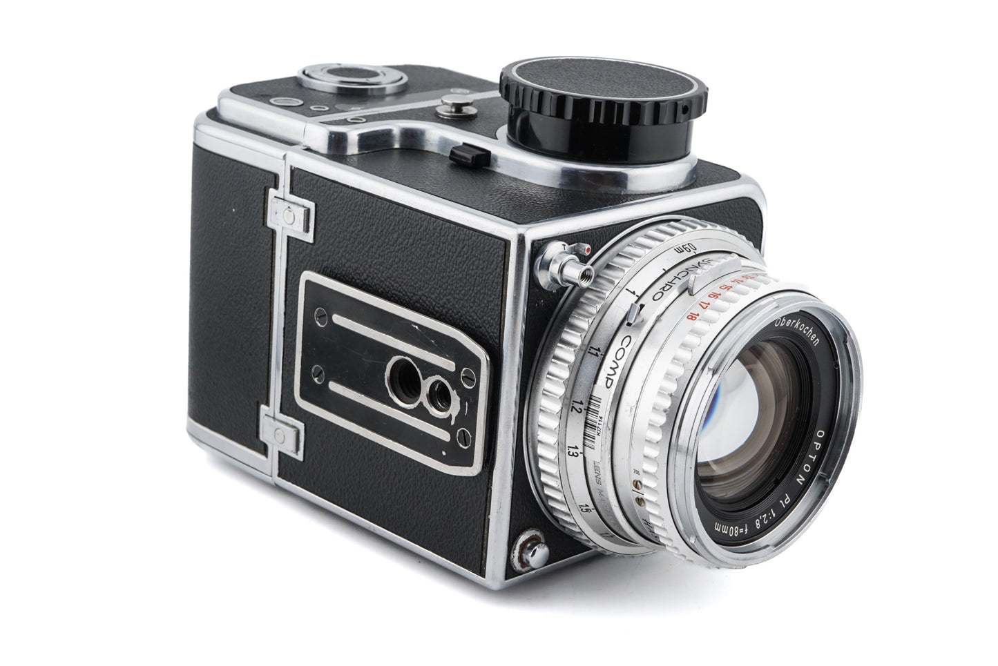 Hasselblad 500C + 80mm f2.8 Opton PL + C12 Film Magazine (30015 / TIMAC) + Waist Level Finder (Old / 42021 Chrome)