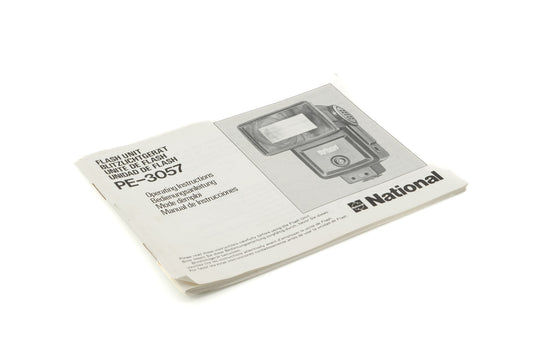 National PE-3057 Instructions