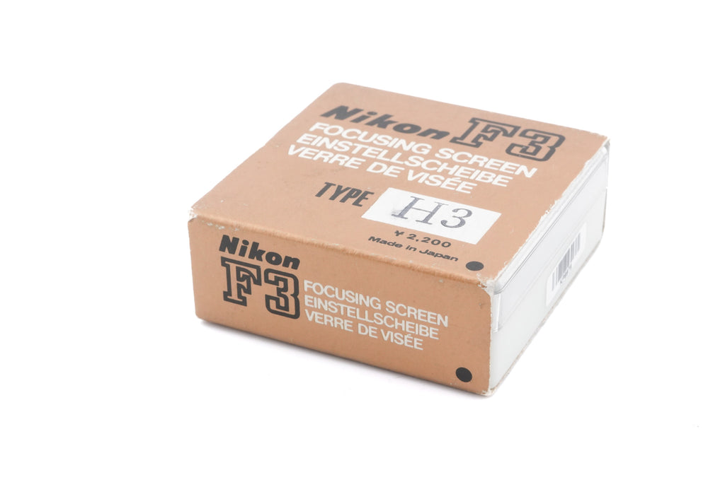 Nikon F3 Focusing Screen Type H3