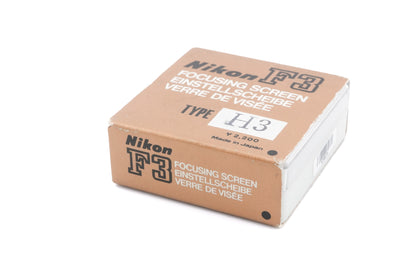 Nikon F3 Focusing Screen Type H3