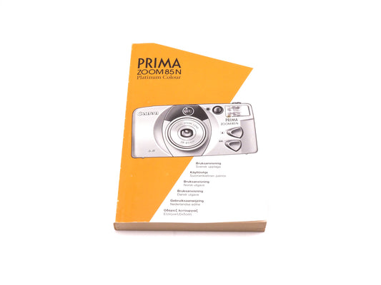 Canon Prima Zoom 85N Instructions