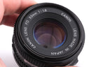 Canon 50mm f1.8 FDn