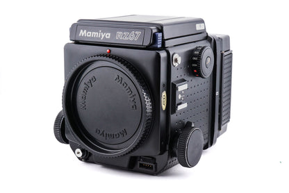 Mamiya RZ67 Professional + 120 6x7 Roll Film Holder Professional + Waist Level Finder