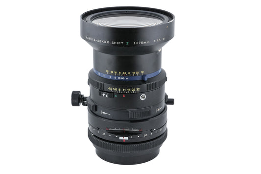 Mamiya 75mm f4.5 Sekor Shift Z W