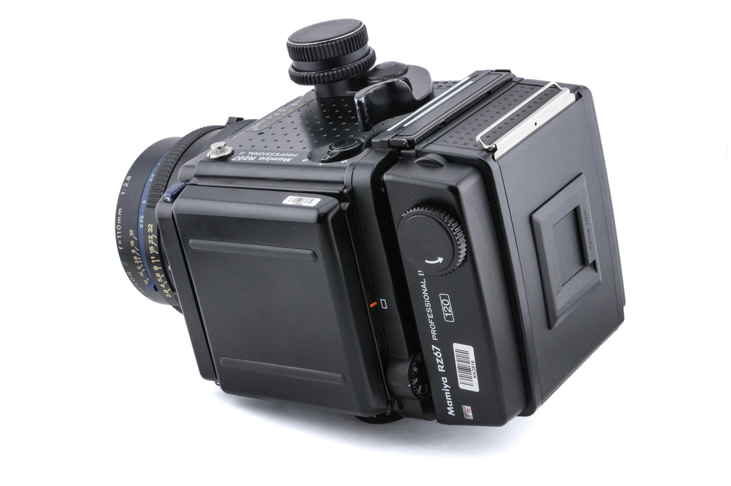 Mamiya RZ67 Professional II + 110mm f2.8 Sekor Z + 120 6x7 Roll Film Holder Professional II + Waist Level Finder