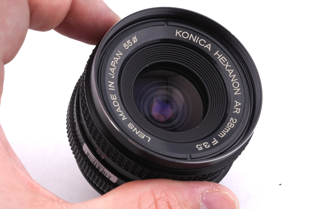 Konica 28mm f3.5 Hexanon AR