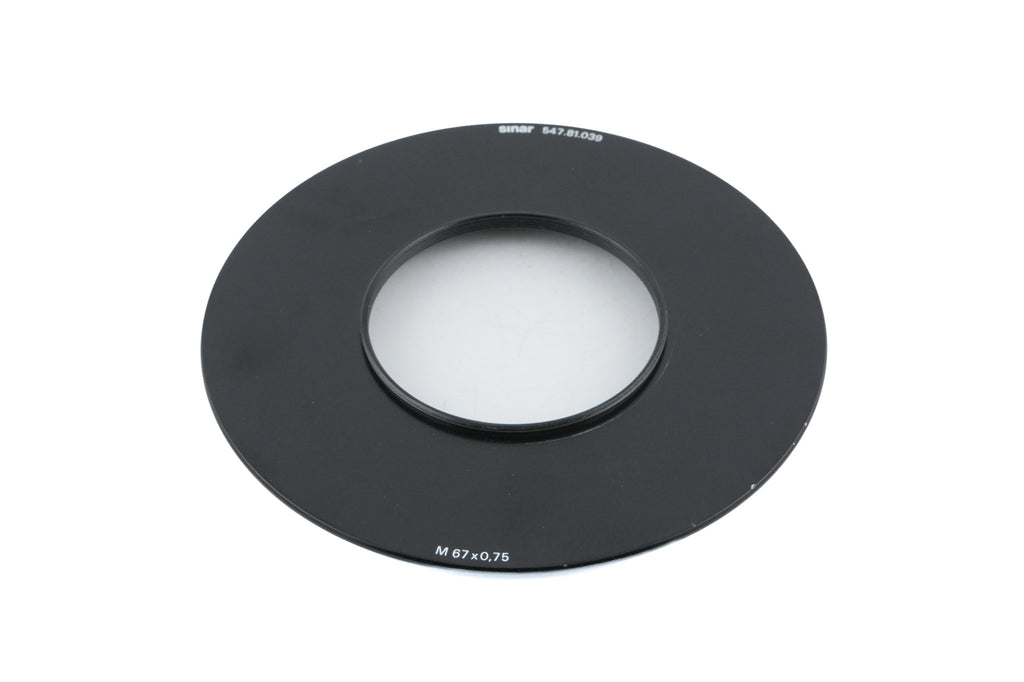 Sinar Adapter Ring M67 x 0.75