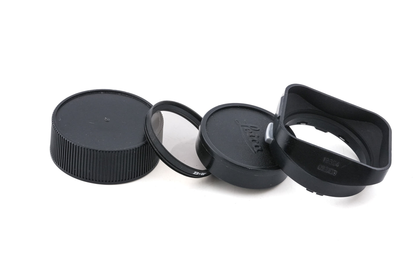 Leica 35mm f2 Summicron-M (Type IV) (Black, 11310) + Lens Hood M2/35 (12524)