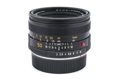 Leica 50mm f2 Summicron-R (Type II) (3rd Cam) (11216)