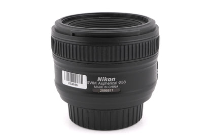 Nikon 50mm f1.8 AF-S Nikkor G