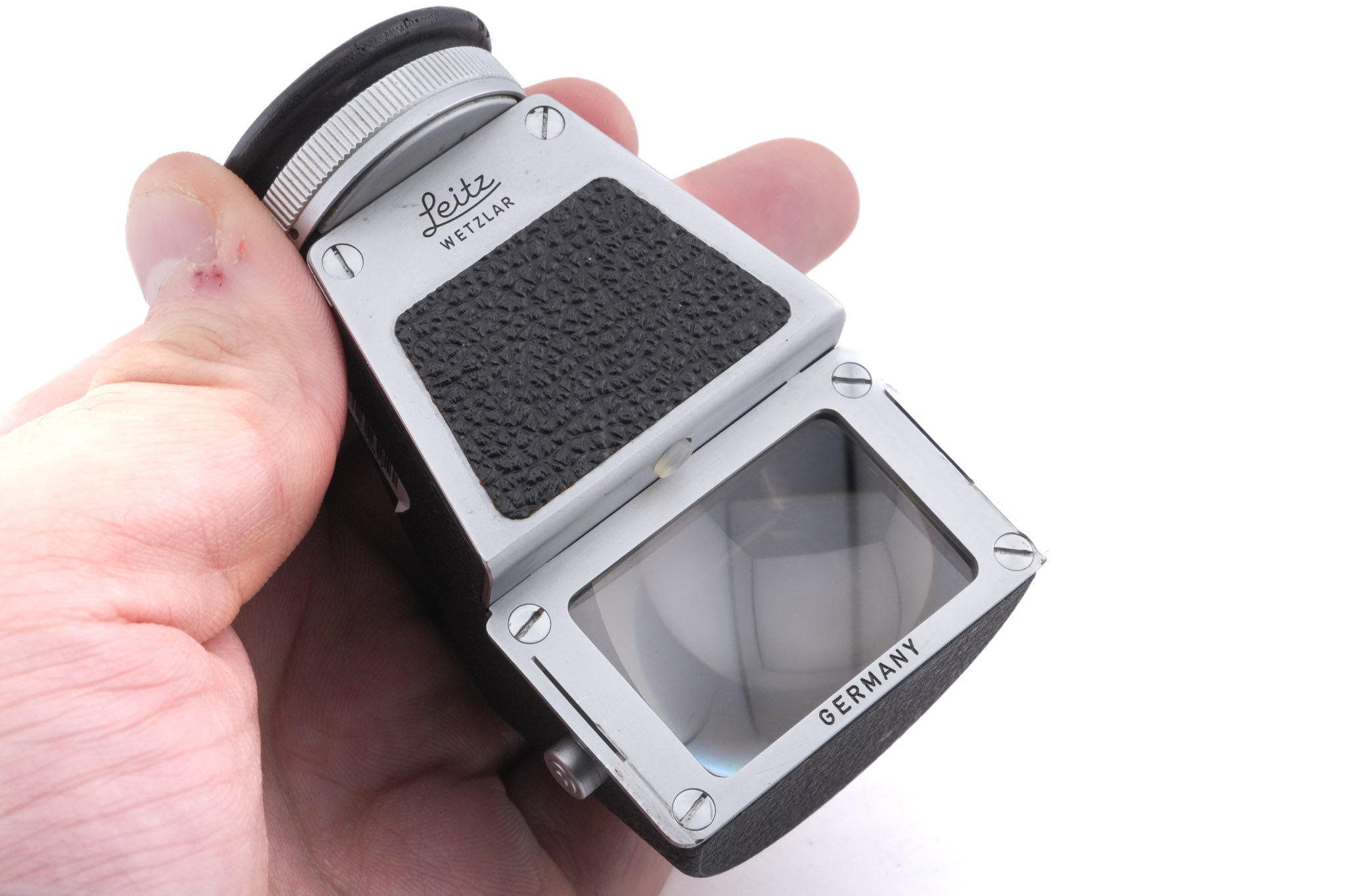 Leica Visoflex III (16457) + Right-Angle Visoflex Prism Finder (OTXBO / 16460)