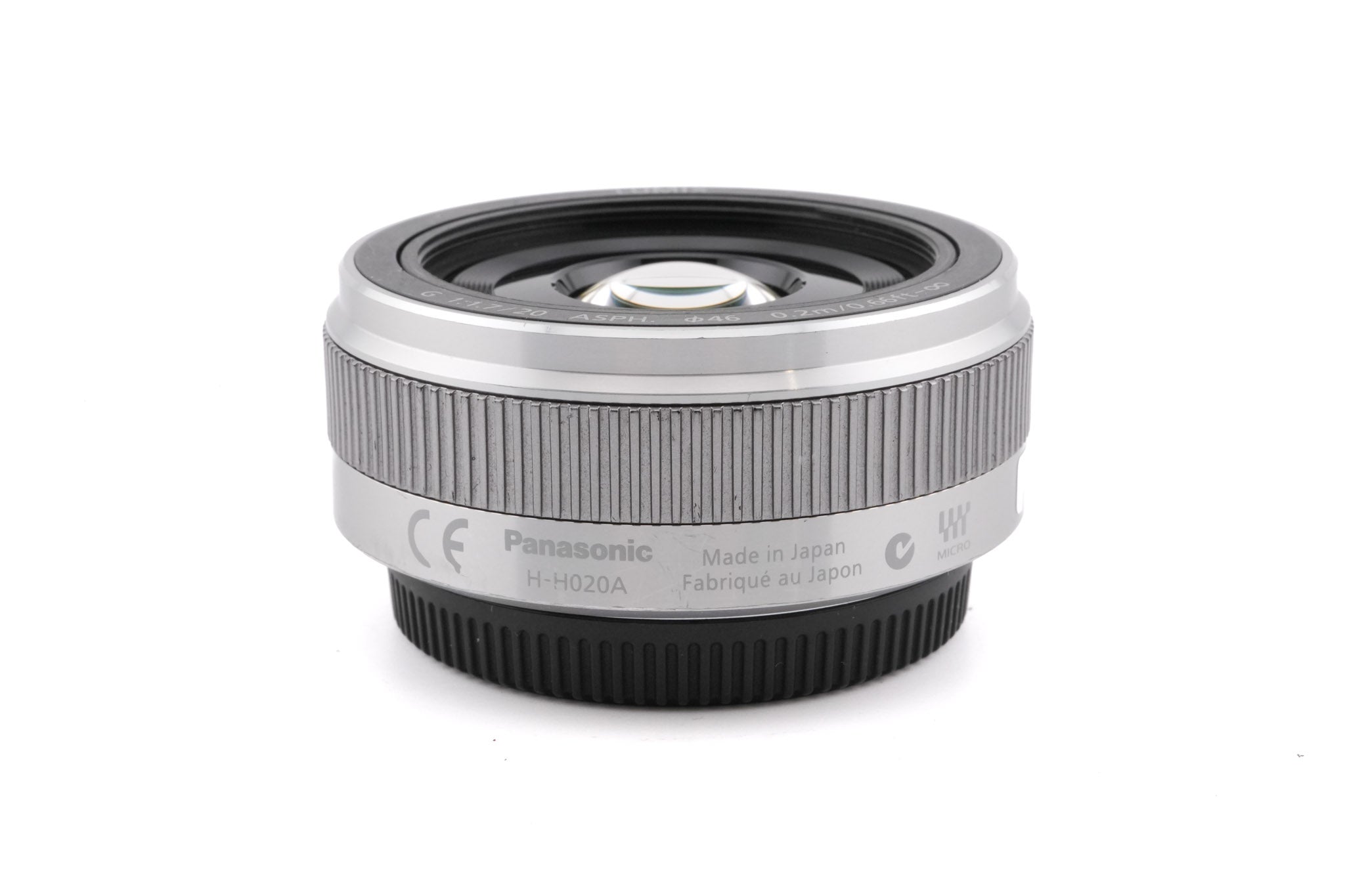 【2187】 パナソニック 20mm F1.7 ASPH H-H020A Panasonic 20mm f1.7 Lumix G ASPH. (H-H020A) – Kamerastore